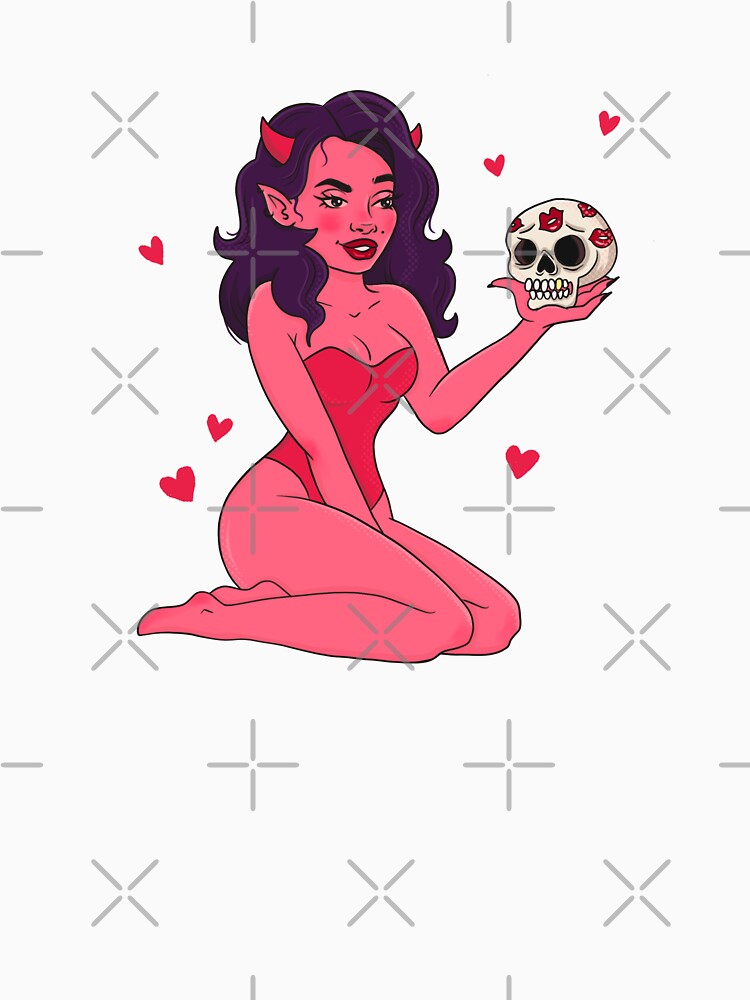 DEVIL PINUP by xxzbat
