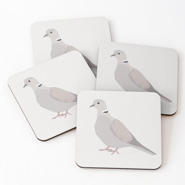 Item preview, Eurasian collared Dove designed and sold by Smile-Birds.