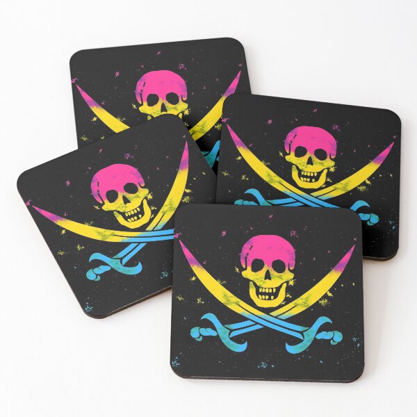 Item preview, Pan Pirate Flag designed and sold by Emrysartistry.