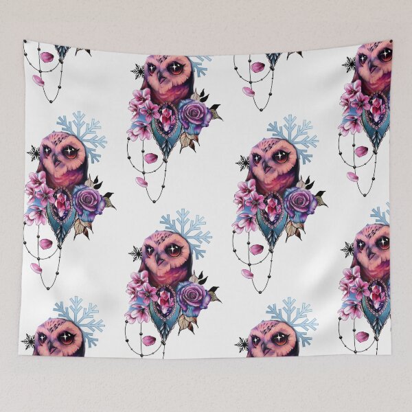 Item preview, Jeweled Snow Owl designed and sold by Nizag315.