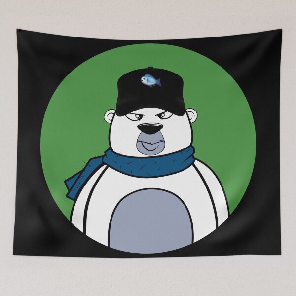 Item preview, Fishing is a Tough Job but I Can Handle It Polar Bear  designed and sold by Animal Gifts For Animal Lovers.