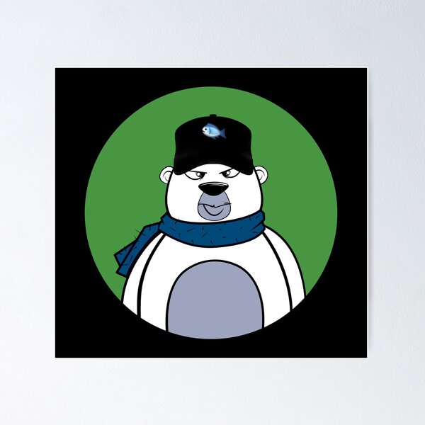 Item preview, Fishing is a Tough Job but I Can Handle It Polar Bear  designed and sold by Animal Gifts For Animal Lovers.