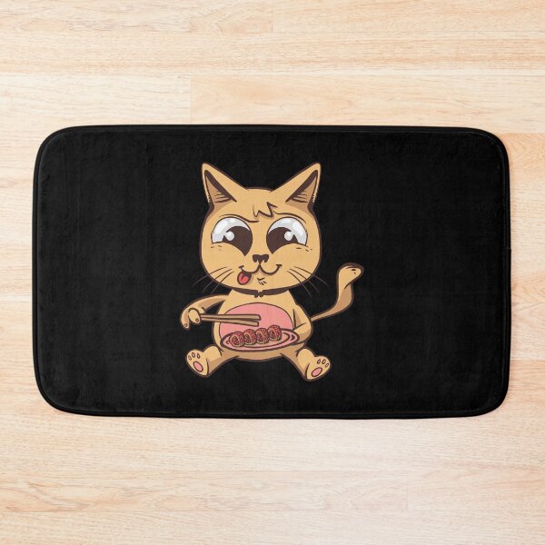 Item preview, Cute Cat Eating Sushi designed and sold by OnepixArt.