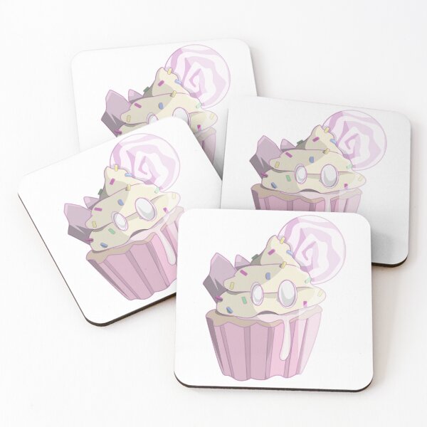 Item preview, Pink cupcake cutie character sticker  designed and sold by SoLittleSteph.