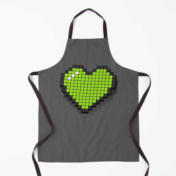 Item preview, Retro Pixel Heart - Neon Green 3D [Roufxis-Rb] designed and sold by RoufXis.