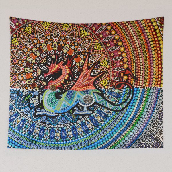 Artikelvorschau, Feuer Eis entworfen und verkauft von Deborah Malcolm Art.