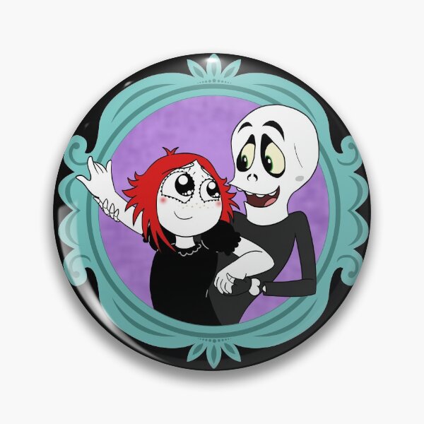 Item preview, Ruby and Skull Boy picture frame designed and sold by rose-demon.
