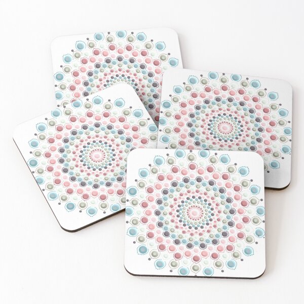 Item preview, Dot Mandala Design Pastels designed and sold by MandalaStone.