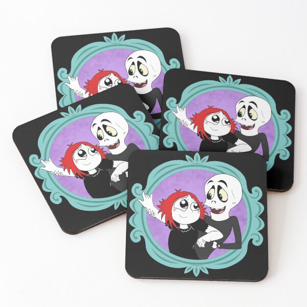 Item preview, Ruby and Skull Boy picture frame designed and sold by rose-demon.