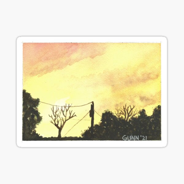 Fruitland Sunset 2 Sticker
