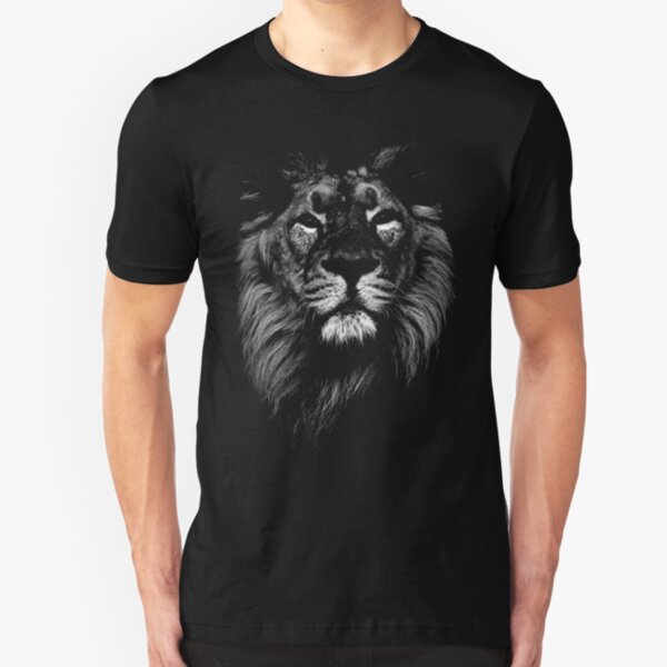 lion, indian lion Slim Fit T-Shirt