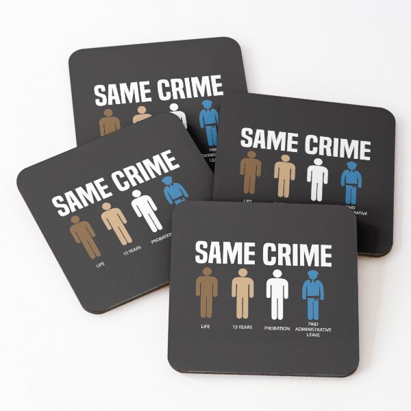 Item preview, Same Crime More Time Stop Police Brutality, Awareness, Social Inequality, Institutional Racism, Protest, Activist  designed and sold by Ristinga.