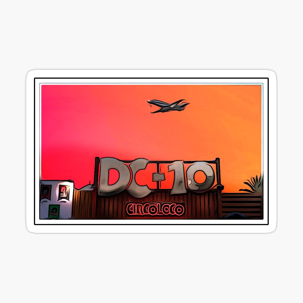 DC-10 IBIZA PLANE SUNSET POSTER - 2022 EIVISSA iPhone Case