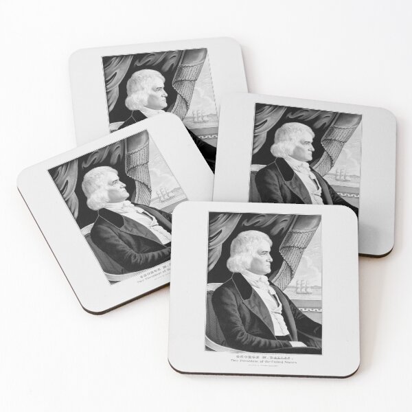 Item preview, Vice President George Dallas Portrait designed and sold by warishellstore.