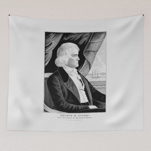 Item preview, Vice President George Dallas Portrait designed and sold by warishellstore.