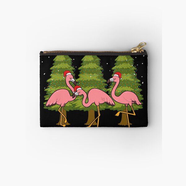 Item preview, Deck The Palms Tropical Flamingos Christmas Palm Tree Gift designed and sold by MakeGoodChoices.