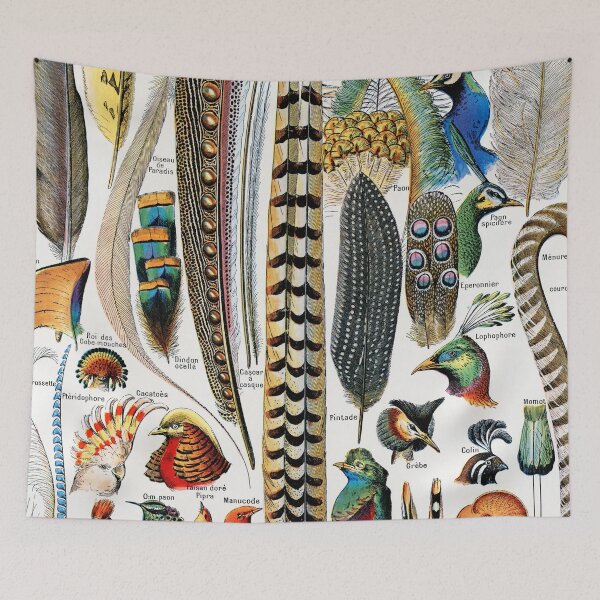Item preview, Vintage Feather Poster designed and sold by redoARTstore.