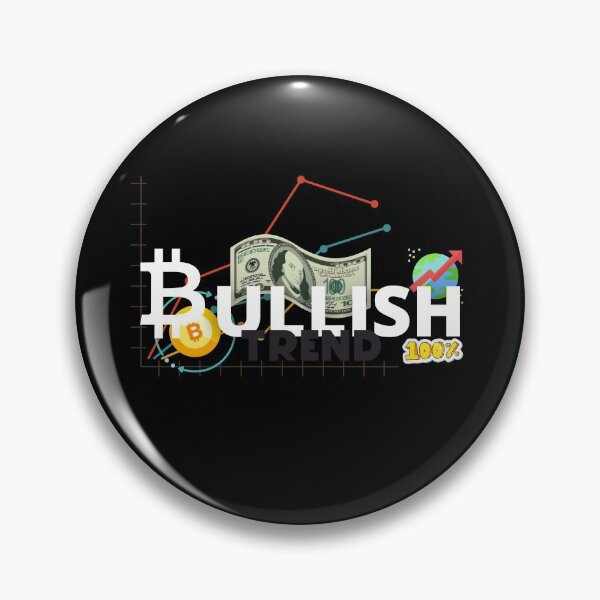 Item preview, Bullish Trend , Trading Cryptocurrency  designed and sold by Larinpage.