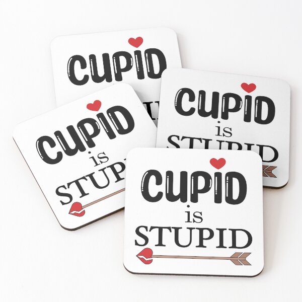 Item preview, Cupid is Stupid designed and sold by crumbsanddesign.