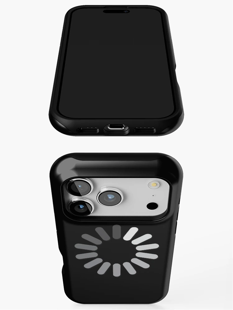 Imagen 3 de 4, Funda de iPhone con la obra Cargando Spinner [Roufxis-Rb], diseñada y vendida por RoufXis.