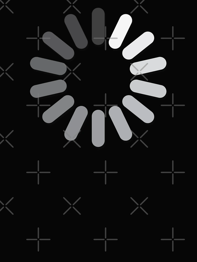 Thumbnail 4 of 4, Boxy T-Shirt, Loading Spinner [Roufxis-Rb] designed and sold by RoufXis.