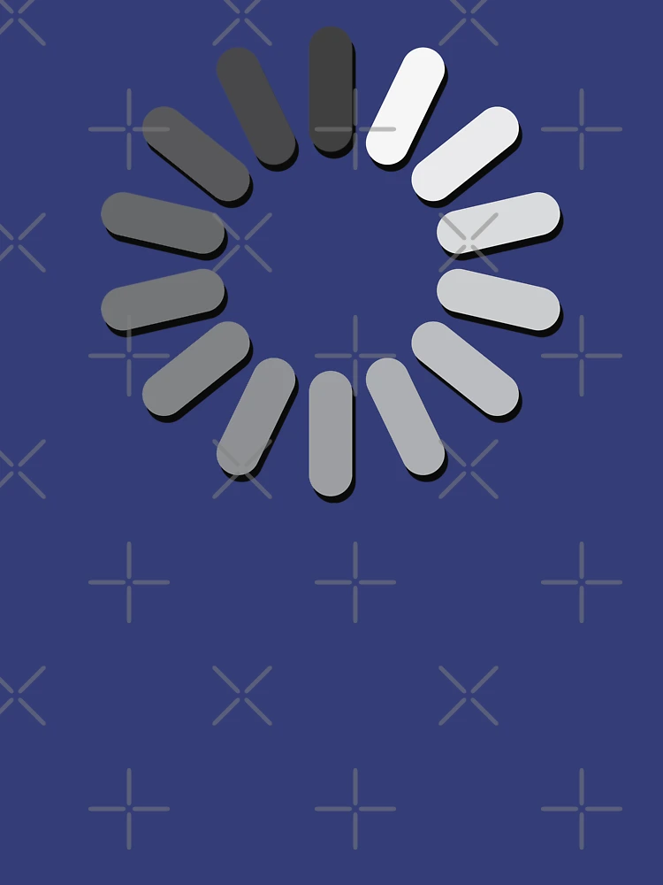 Thumbnail 4 of 4, V-Neck T-Shirt, Loading Spinner [Roufxis-Rb] designed and sold by RoufXis.