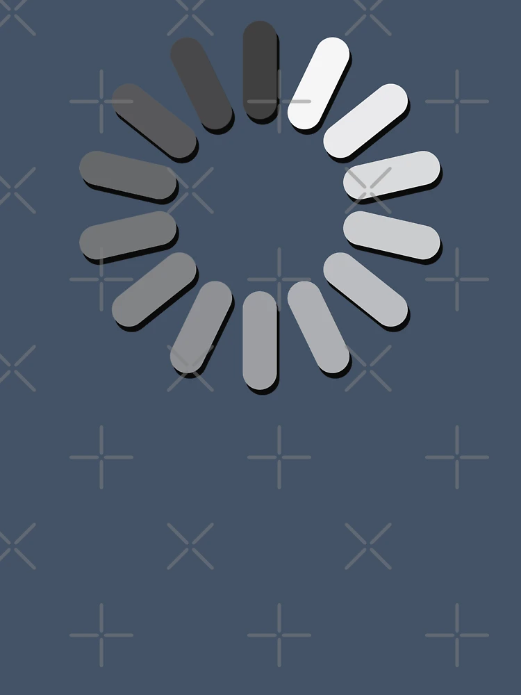 Thumbnail 7 of 7, Oversized T-Shirt, Loading Spinner [Roufxis-Rb] designed and sold by RoufXis.