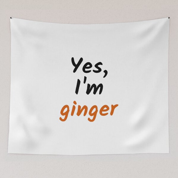 Item preview, Yes, I'm a ginger redhead sunlight freckles white designed and sold by daguilon.