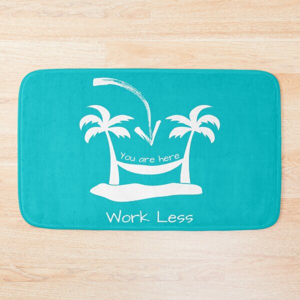 Item preview, # 86 - You are here - Work less - Kook Art designed and sold by KookArt.
