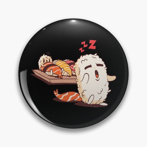 Item preview, Cute Sushi Sleepwalking designed and sold by OnepixArt.