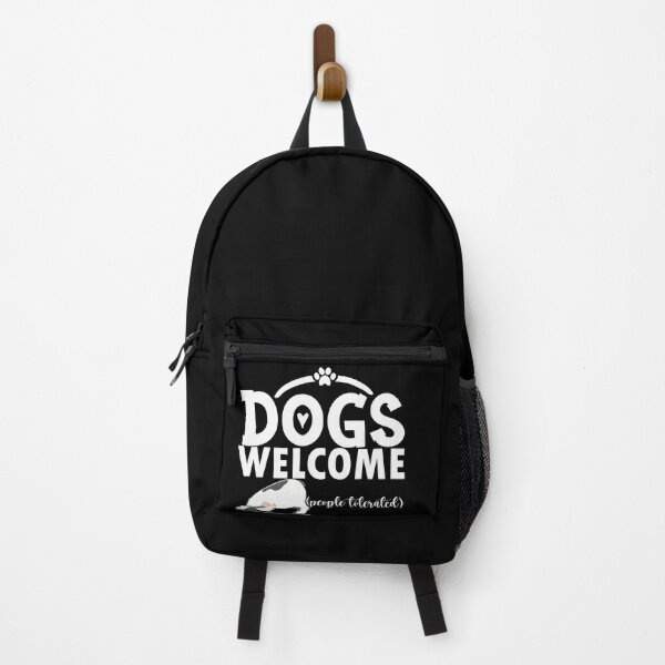 Item preview, dogs welcome people tolerated gift for dogs owners parents designed and sold by 0umStore.