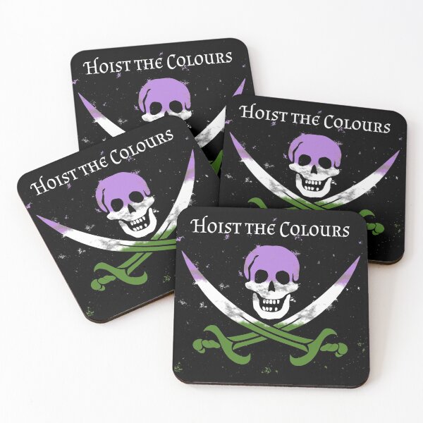 Item preview, Genderqueer Pirate Flag - Hoist The Colours designed and sold by Emrysartistry.