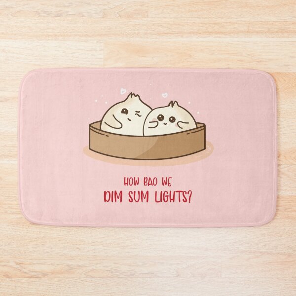 Item preview, How Bao Dim Sum Lights Asian Food Pun, Love Cute Kawaii Valentines Gift for her, for him, Anniversary designed and sold by ruepix.