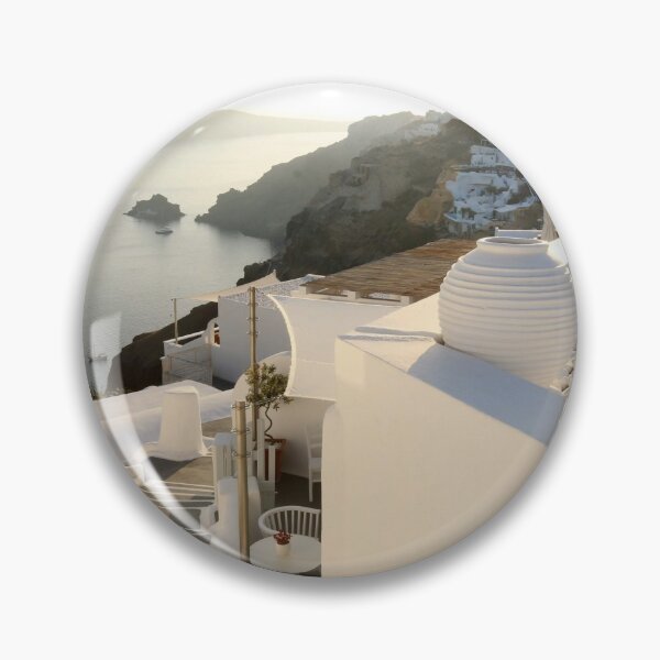 Item preview, Golden Hour in Oia, Santorini, Greece - Beautiful White Panorama and Sunset View designed and sold by whatisonmymind.