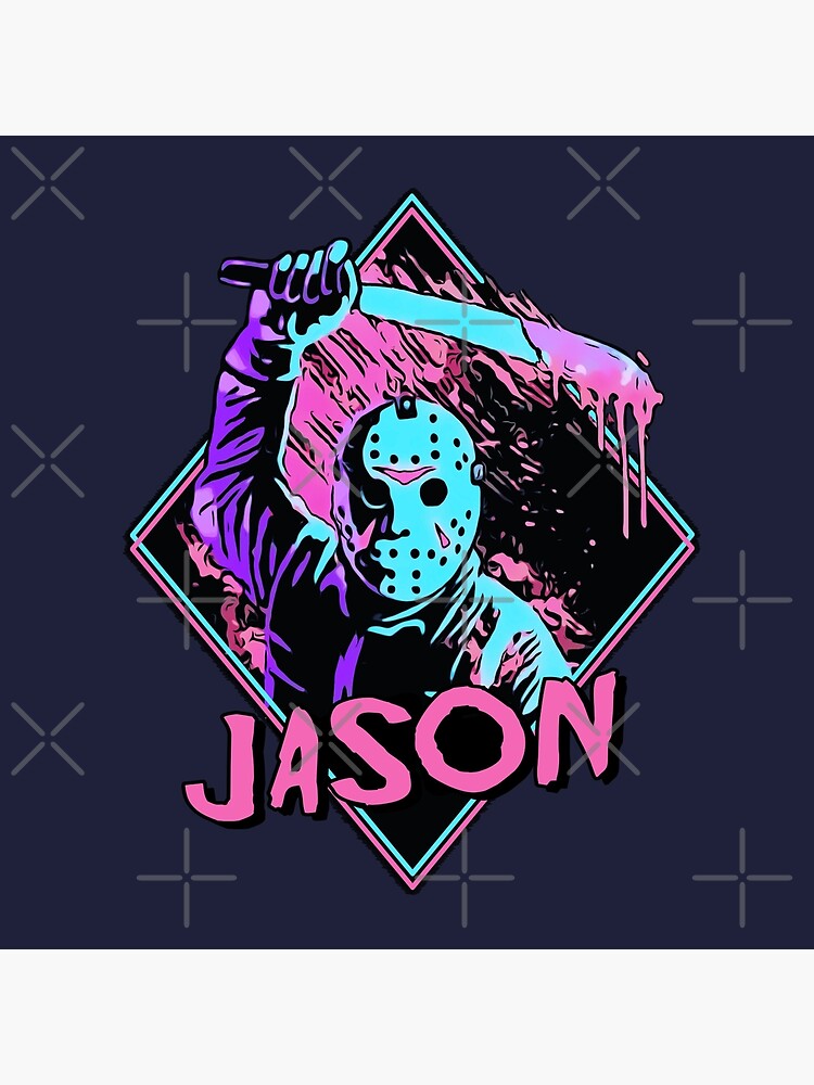 Friday The 13th Nintendo Art Jason Friday The 13th Art Board Print