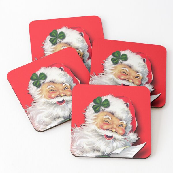 Item preview, Irish Santa, Irish Christmas, Irish, Ireland, Irish Christmas Gifts, Irish Gifts, St Patricks Day, Irish Christmas Ornament, Ireland Mug, designed and sold by Hazel Ryan Wagner.