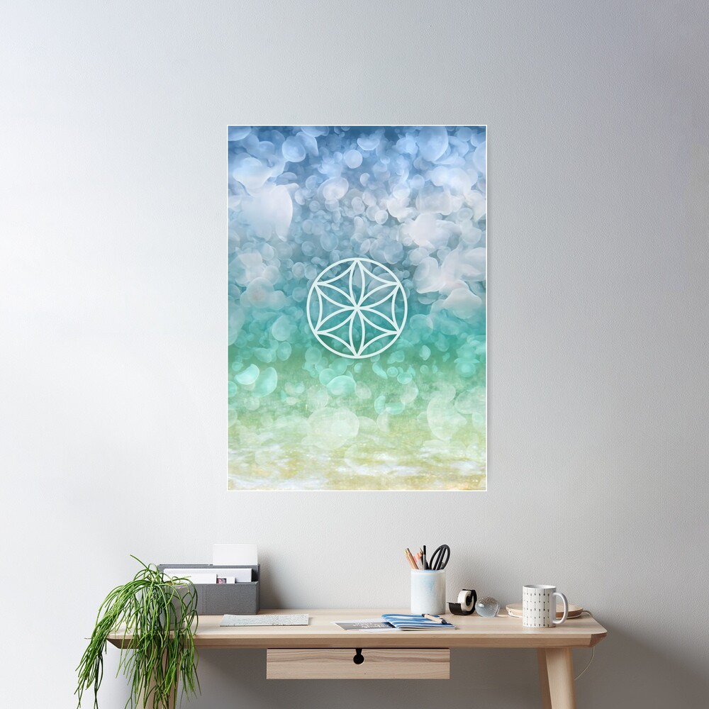 Beautiful Sacred Beach Water Poster
