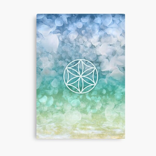Beautiful Sacred Beach Water Canvas Print