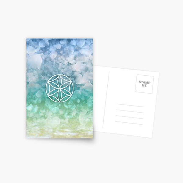 Beautiful Sacred Beach Water Postcard