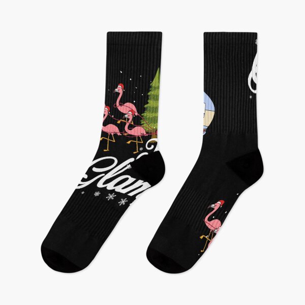 Item preview, Merry Glamping Pink Flamingo Birds Christmas Camper Gift  designed and sold by MakeGoodChoices.
