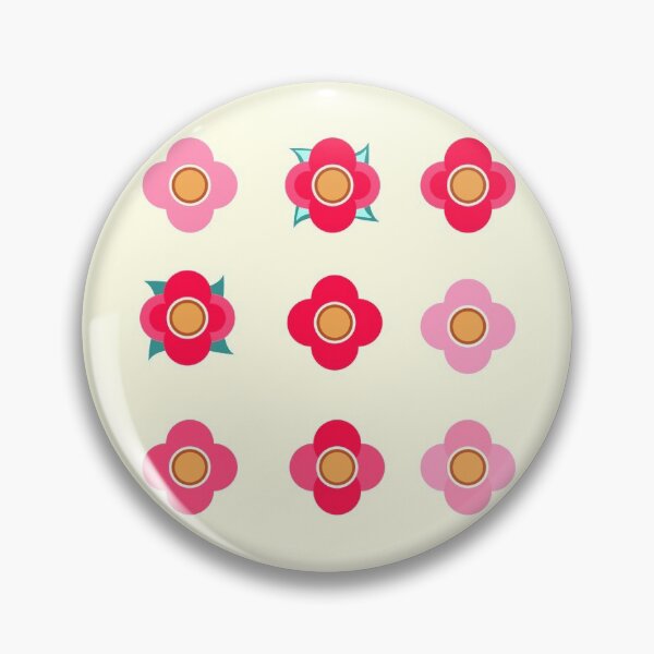 Artikelvorschau, Rote und rosa hübsche kleine Blumen-Mehrfachpackung entworfen und verkauft von Tanya Mihe.