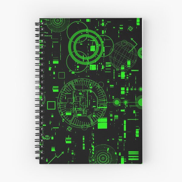 Item preview, Black green tech designed and sold by Coffinstaple.