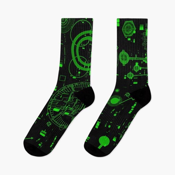 Item preview, Black green tech designed and sold by Coffinstaple.