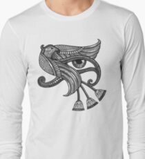 Eye of Horus (Tattoo Style Print) Long Sleeve T-Shirt