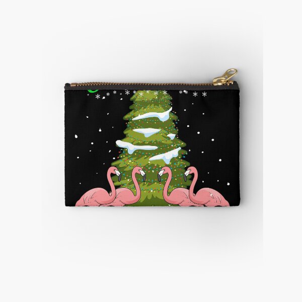 Item preview, Flockin' Around The Christmas Tree Pink Flamingo Xmas Gift designed and sold by MakeGoodChoices.