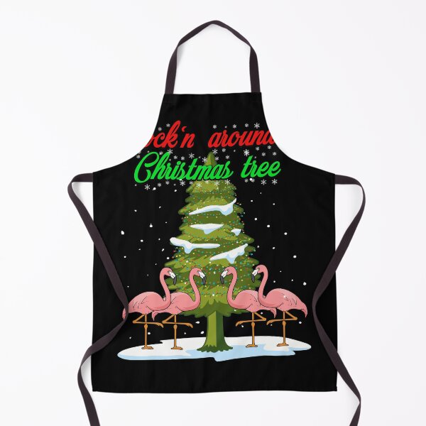 Item preview, Flockin' Around The Christmas Tree Pink Flamingo Xmas Gift designed and sold by MakeGoodChoices.