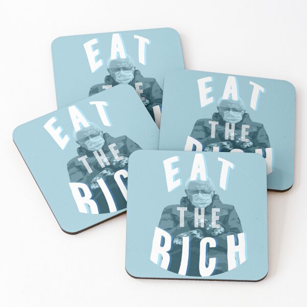 Item preview, bernie mittens but make it eat the rich designed and sold by goblinbabe.