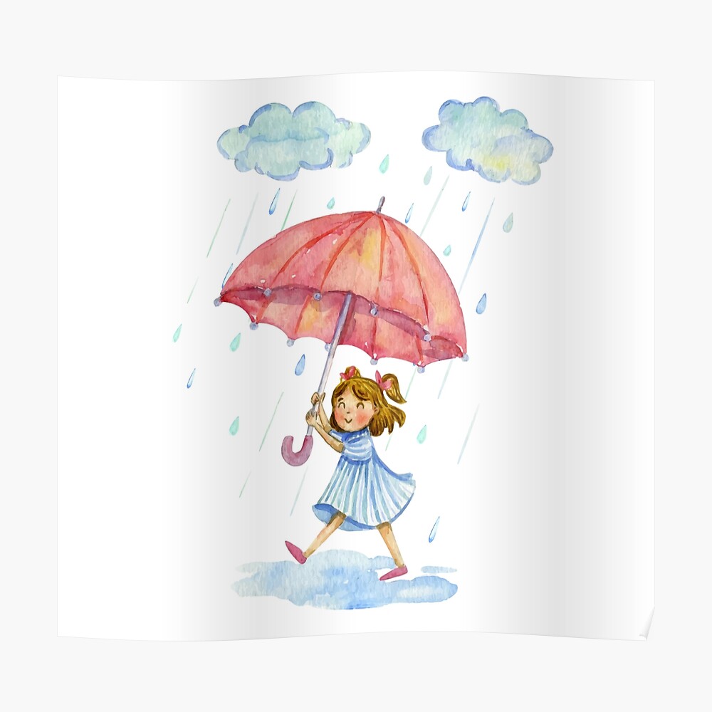 Rainy Day Children Drawing Stock Illustrations  275 Rainy Day Children  Drawing Stock Illustrations Vectors  Clipart  Dreamstime
