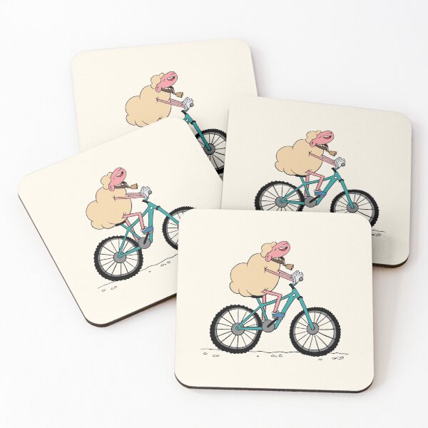 Item preview, Sheep Riding A Bicycle designed and sold by OnepixArt.