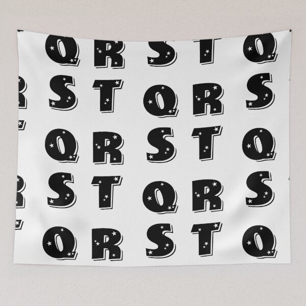 Item preview, Alphabet Stickers Pack Letter Q Letter R Letter S Letter T Capital Letters designed and sold by KLINESTORE.